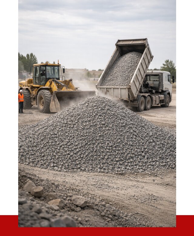 Купить щебень с доставкой в Холмске от 2568 руб. | ПРОНЕРУДХлм
