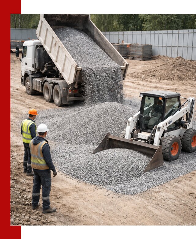 Доставка и продажа гранитного щебня фракции 0-5 в Холмске