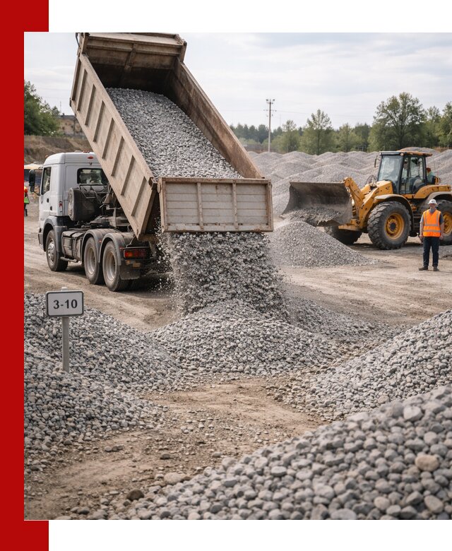 Гранитный щебень фракции 3–10: доставка и продажа в Холмске