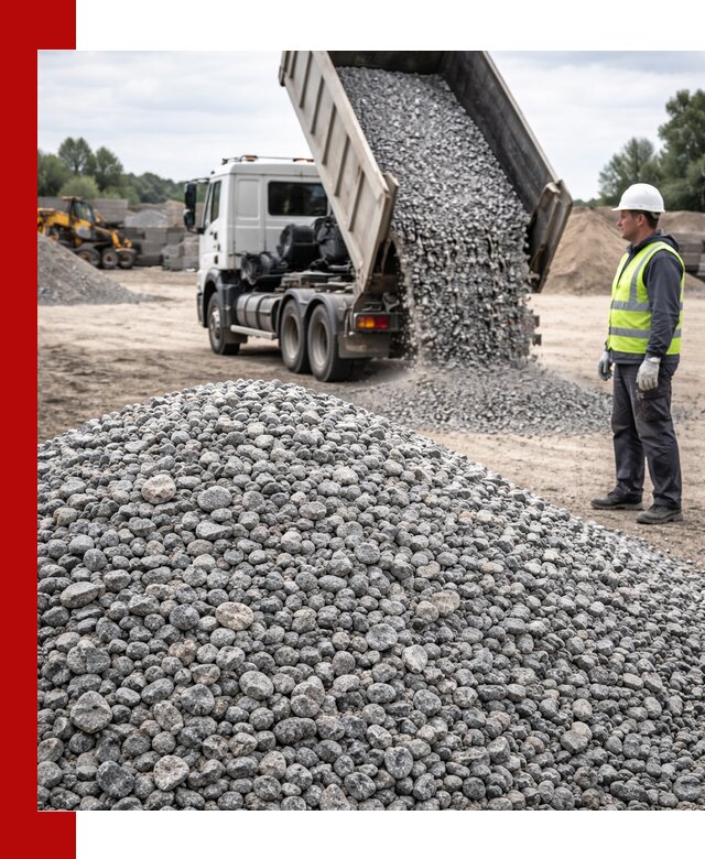 Доставка и продажа гранитного щебня фракции 5-20 в Холмске