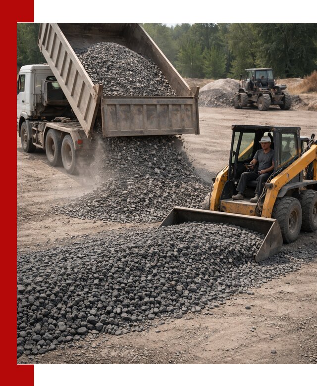 Гранитный щебень фракция 40-70 с доставкой в Холмске