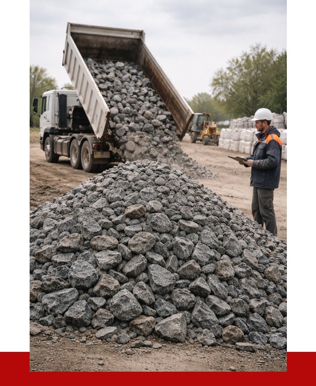 Гранитный щебень фракция 100-200 в Холмске от 4314 р. ПРОНЕРУДХлм