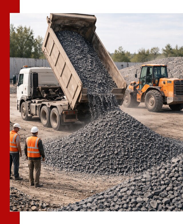 Доставка и продажа щебня габбро-диабаза в Холмске