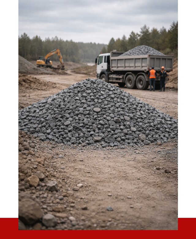 Щебень габбро диабаз фракция 40-70 в Холмске от 2260 р-ПРОНЕРУДХлм