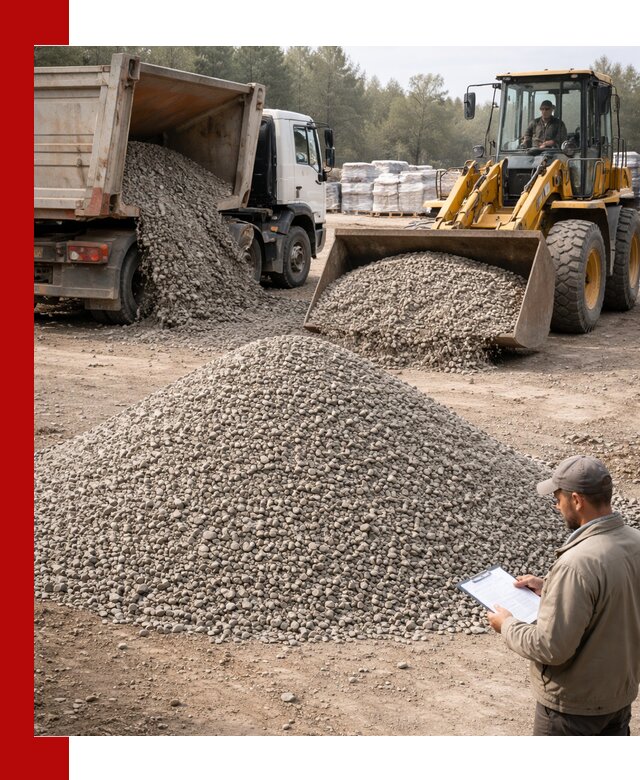 Гравийный щебень фракция 5–10 с доставкой в Холмске