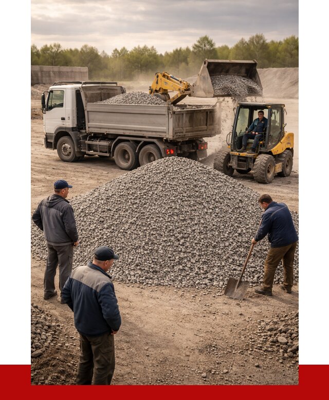 Гравийный щебень фракция 5-20 в Холмске от 2465 р. ПРОНЕРУДХлм