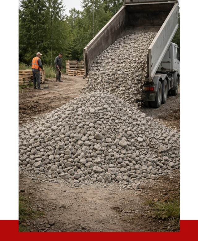 гравийный щебень фракция 70-120 в Холмске от 2516 р. ПРОНЕРУДХлм