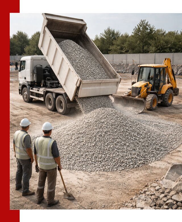 Купить известняковый щебень фракции 5–10 мм с доставкой в Холмске