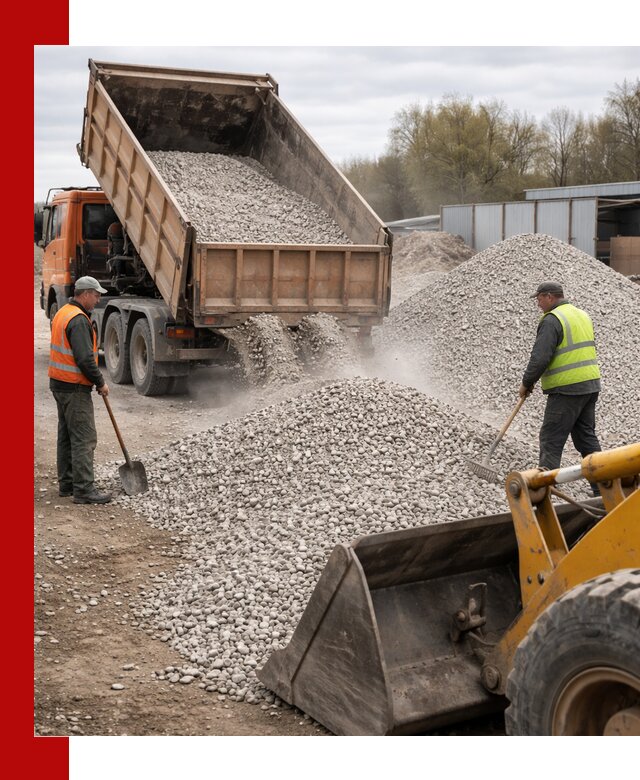 Доломитовый щебень фракции 5-20 с доставкой в Холмске