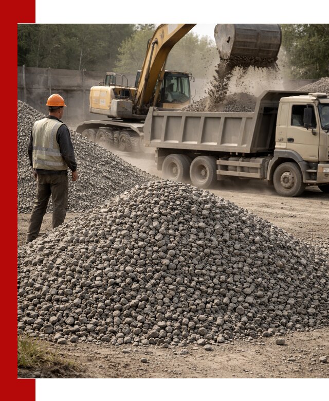 Шлаковый щебень фракция 5-20 с доставкой в Холмске