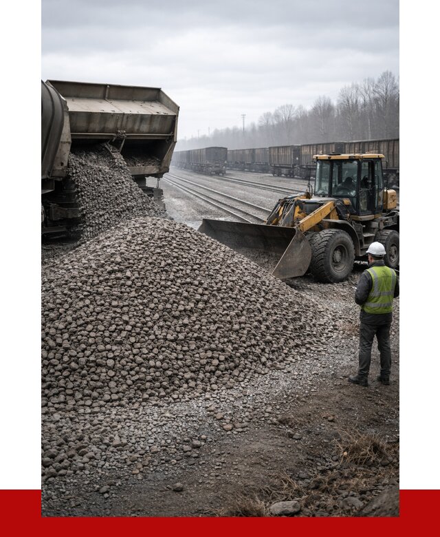Купить железнодорожный щебень в Холмске от 2876 р. | ПРОНЕРУДХлм