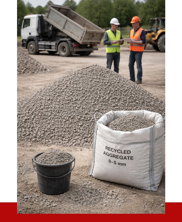 Вторичный щебень фракция 0-5 в Холмске от 1643 р. ПРОНЕРУДХлм