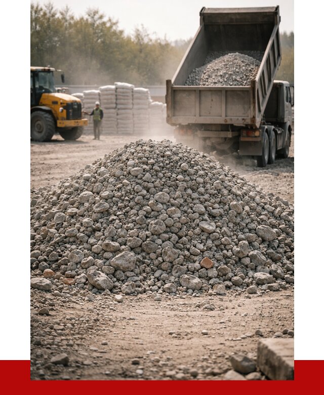 Вторичный щебень фракция 70-150 в Холмске от 1438 р. | ПРОНЕРУДХлм