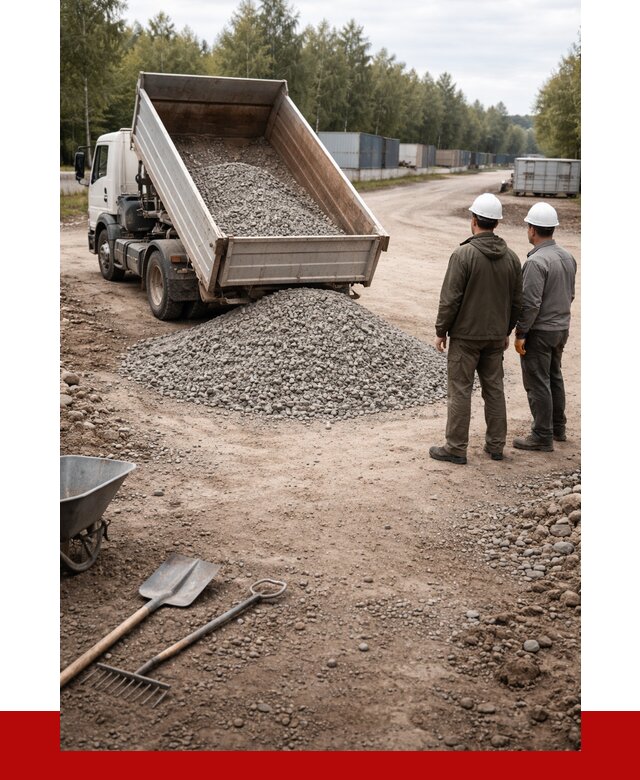 Бетонный щебень фракция 5-20 в Холмске от 3287 р., ПРОНЕРУДХлм