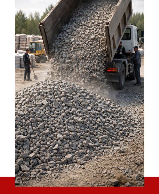 Бетонный щебень фракция 40-70 в Холмске от 1849 р. ПРОНЕРУДХлм