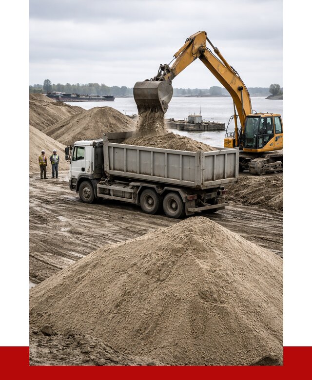 Купить речной песок навалом в Холмске от 1849 р., ПРОНЕРУДХлм