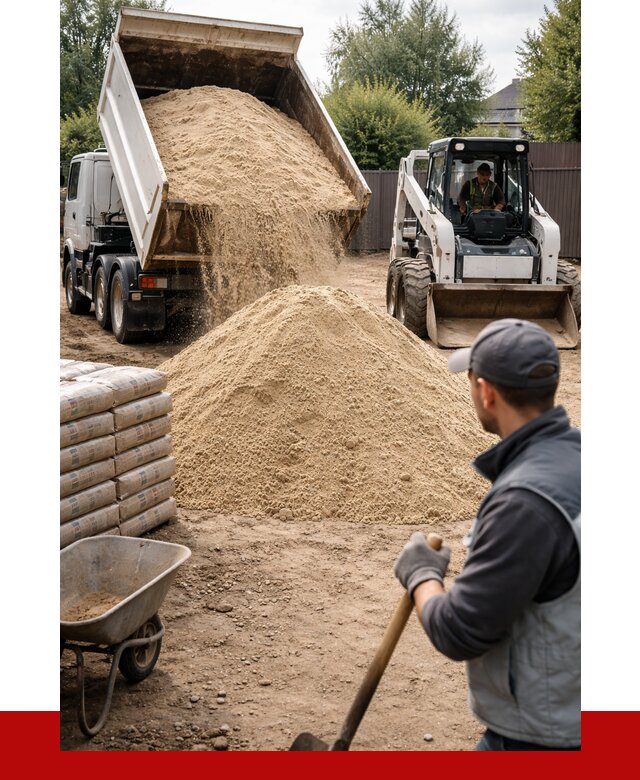Мытый речной песок с доставкой в Холмске от 1489 р. | ПРОНЕРУДХлм