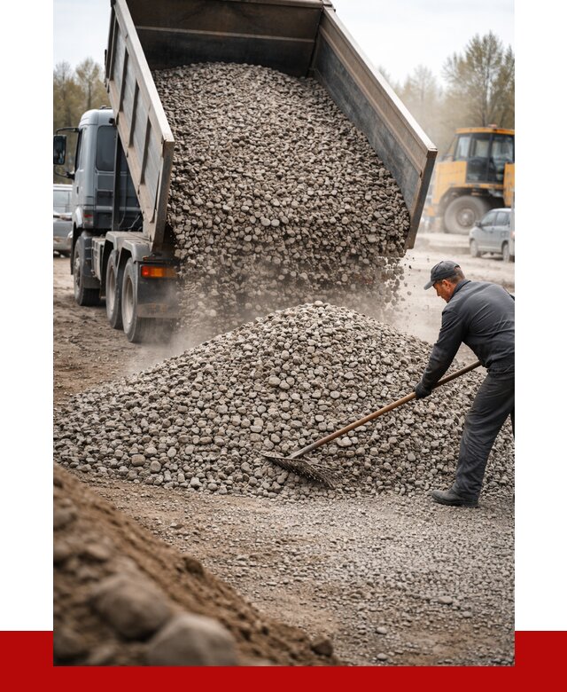 Гравий фракция 20-40 в Холмске от 2568 р. доставка | ПРОНЕРУДХлм