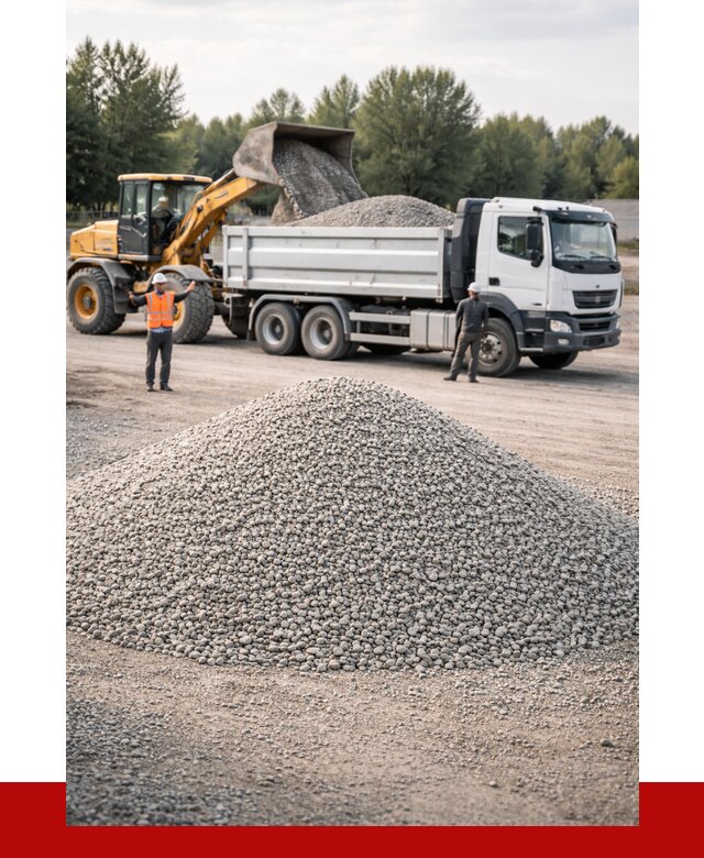 Купить мытый гравий в Холмске от 3595 р, доставка ПРОНЕРУДХлм