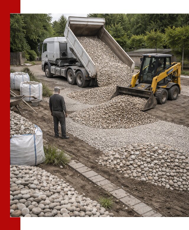 Доставка морской гальки оптом и в розницу в Холмске