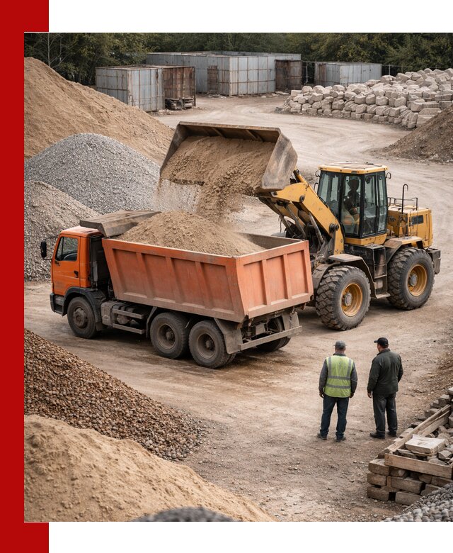 Доставка сыпучих смесей и смесей для стройки в Холмске