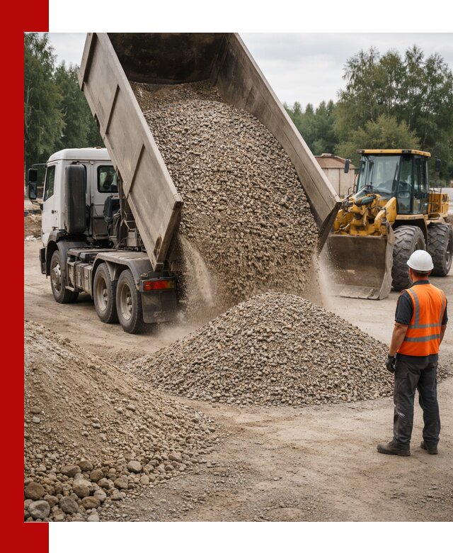 Доставка щпс в Холмске — щебеночно-песчаная смесь под заборы и дорожки