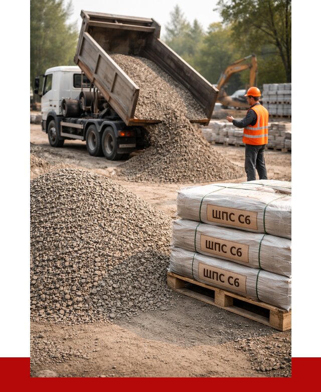 ЩПС С6 в Холмске с доставкой от 2260 р. за куб | ПРОНЕРУДХлм