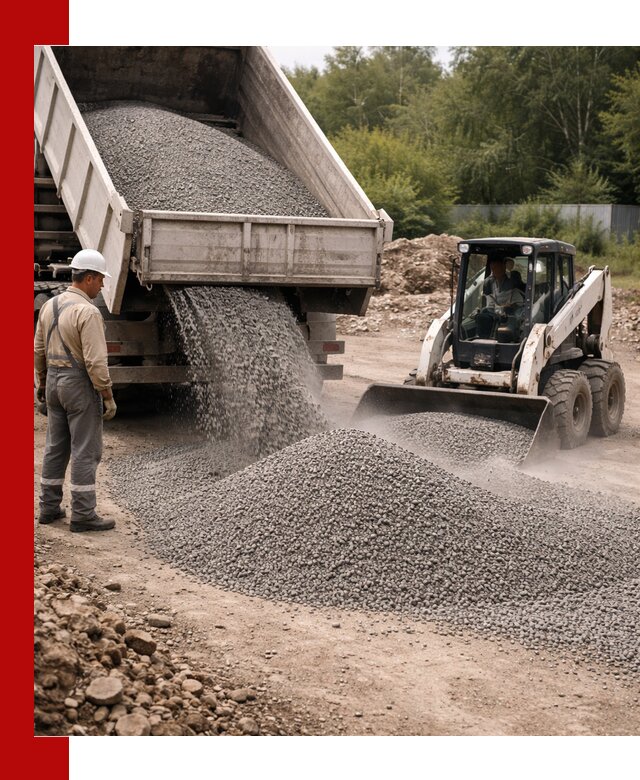 Доставка гравийного отсева 0-5 в Холмске оптом и в розницу