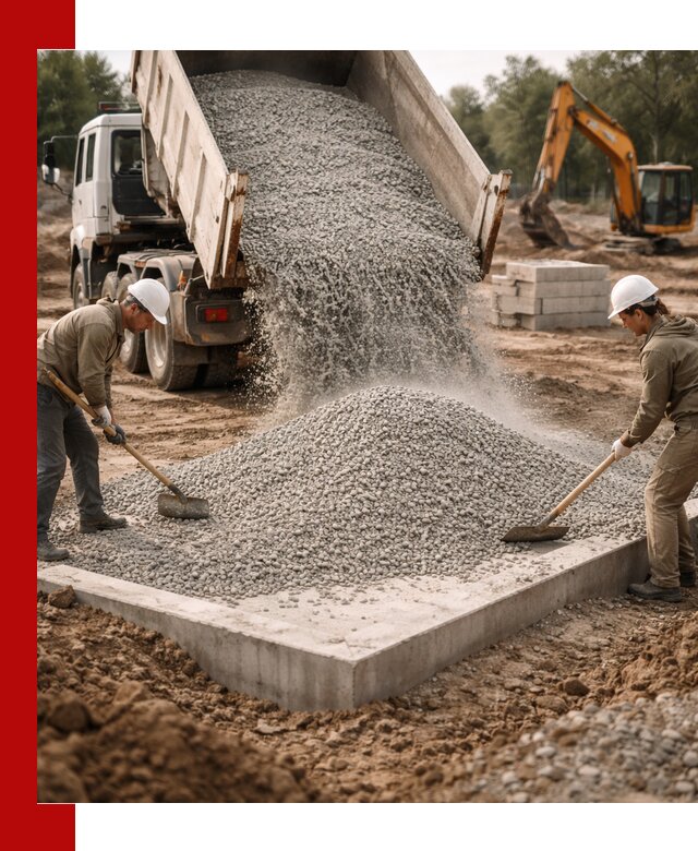 Доставка и продажа отсева для бетона в Холмске