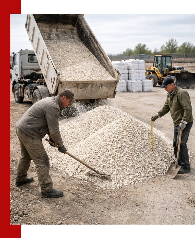 Мраморная крошка с доставкой и разгрузкой в Холмске