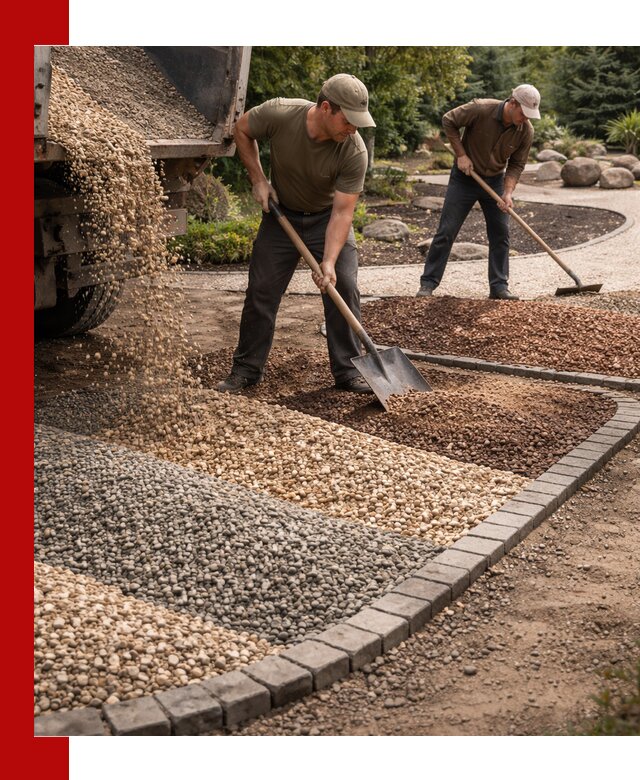 Декоративная крошка для ландшафта в Холмске — продажа и доставка