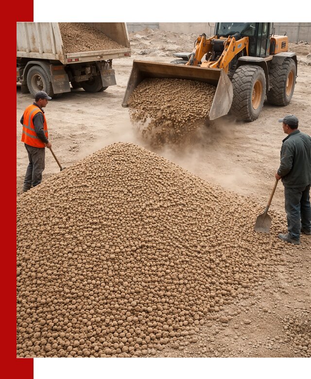 Керамзит фракция 10-20 с доставкой в Холмске