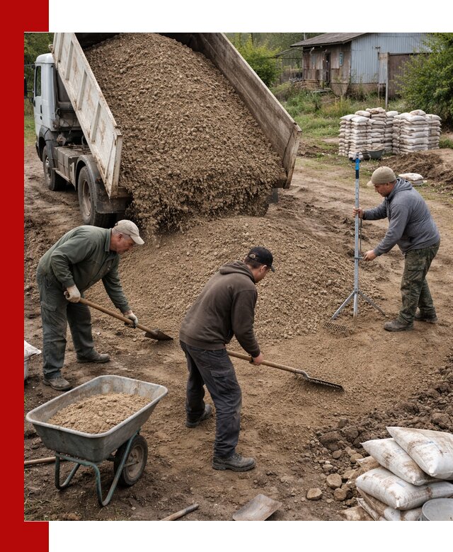 Керамзитовый песок с доставкой в Холмске оптом и в розницу