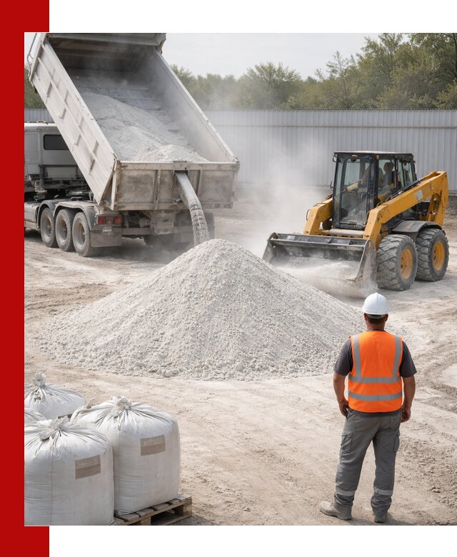 Доставка и продажа известняковой муки в Холмске