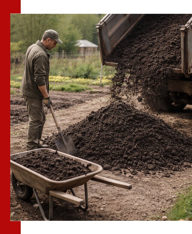 Доставка качественной земли для огорода в Холмске
