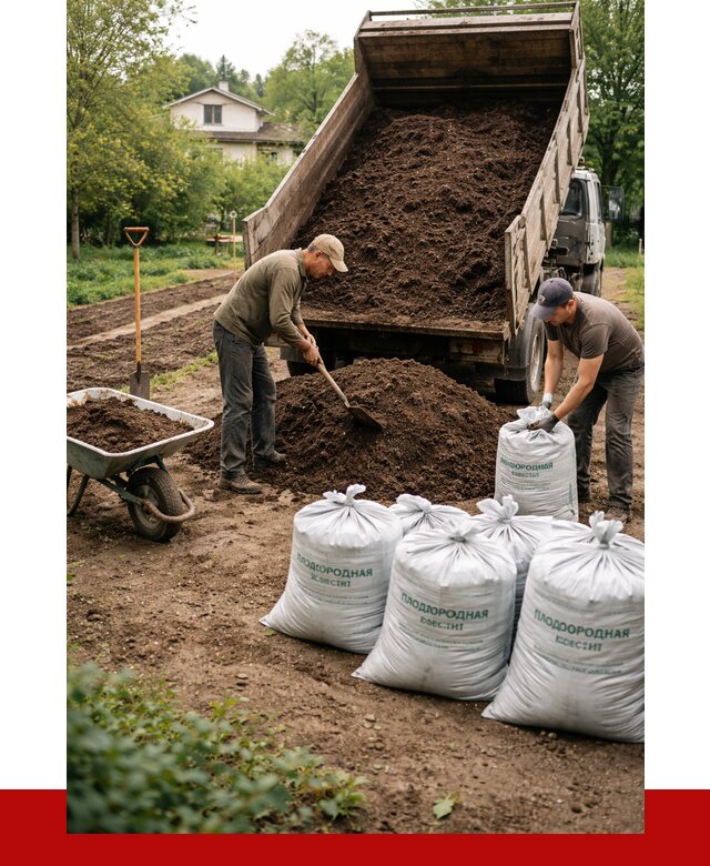 Плодородная смесь в Холмске от 4314 р./куб с доставкой | ПРОНЕРУДХлм