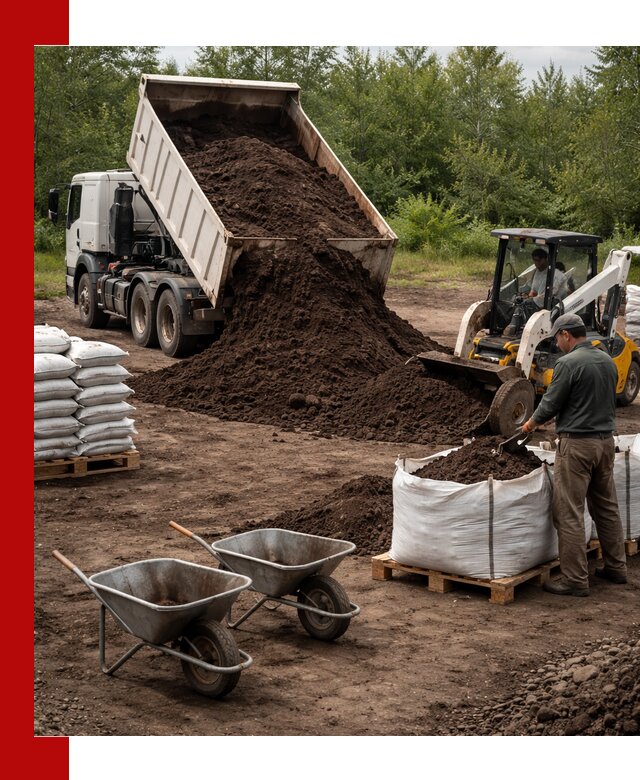 Доставка и продажа торфогрунта в Холмске оптом и в розницу