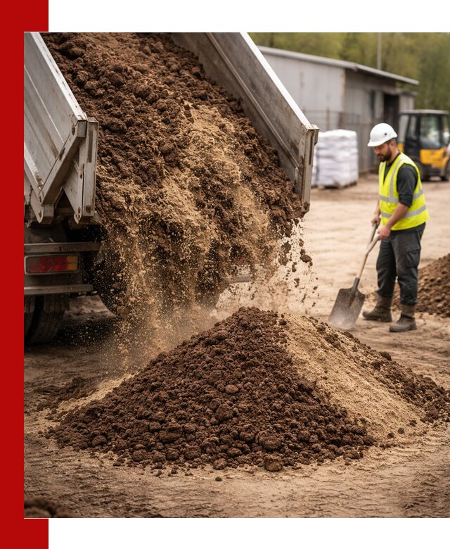 Доставка торфо-песчаной смеси в Холмске для строительства и озеленения