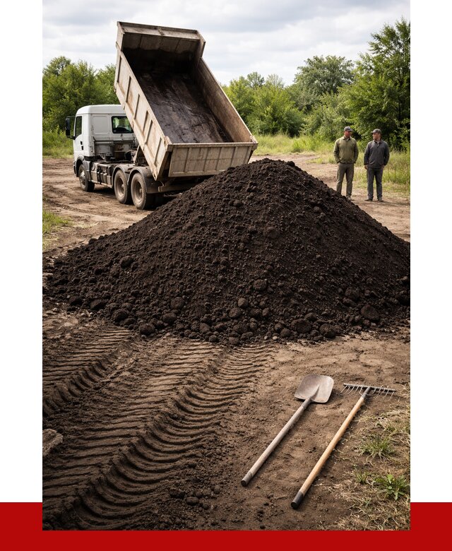 Купить чернозем навалом в Холмске от 1233 р. за куб | ПРОНЕРУДХлм