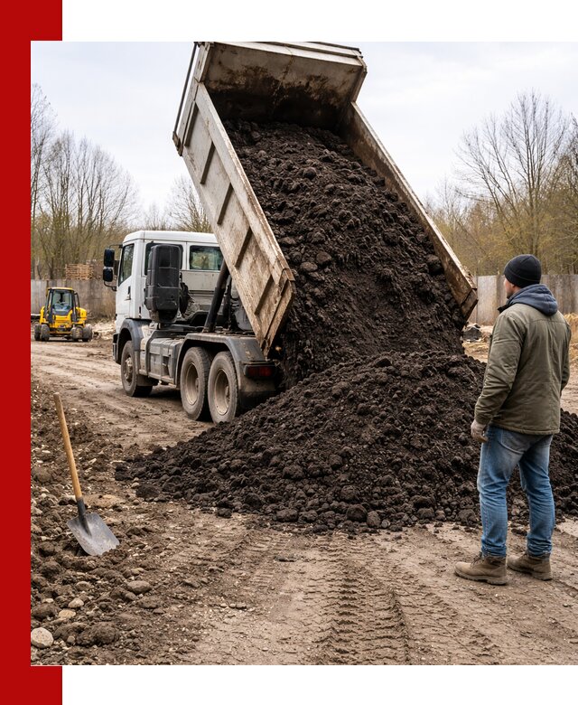 Доставка чернозема навалом в Холмске быстро и выгодно