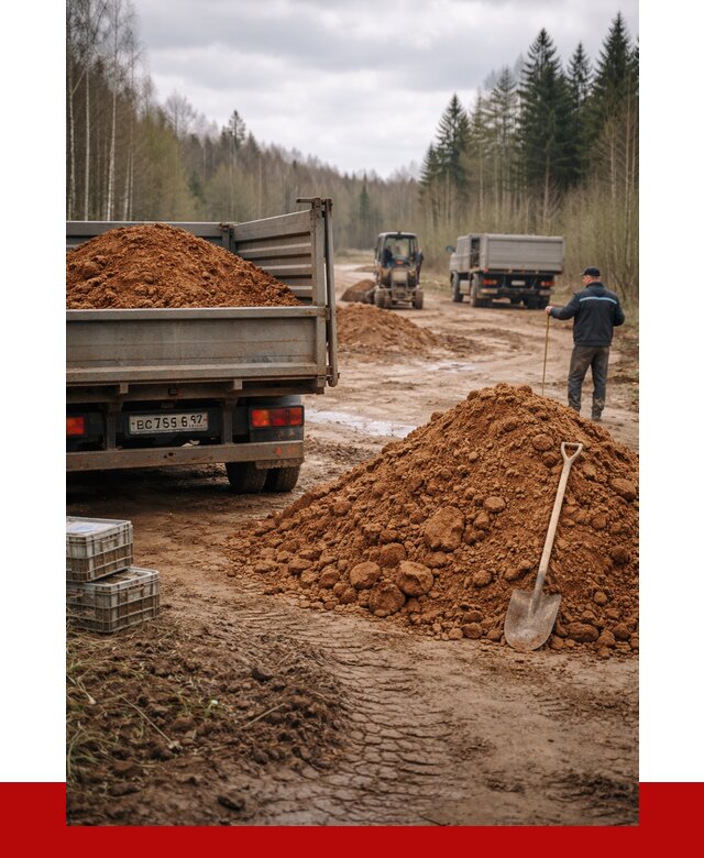 Глина и суглинки в Холмске от 4622 р. за куб | ПРОНЕРУДХлм