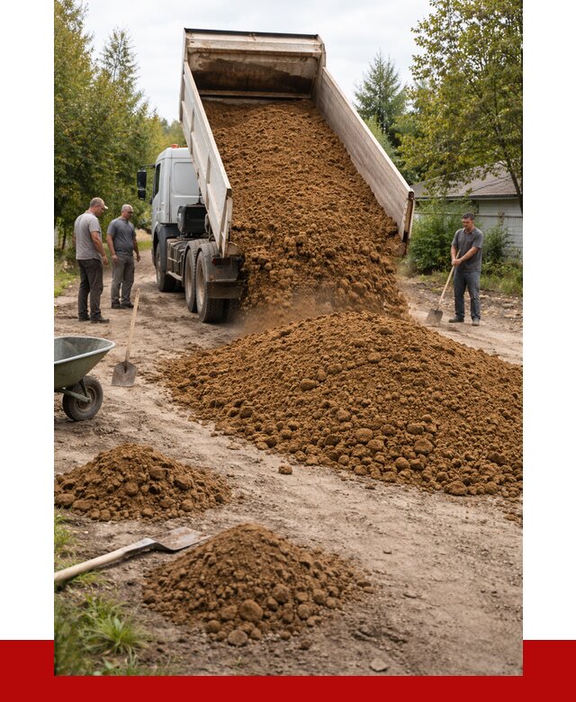 Купить суглинок с доставкой в Холмске от 2568 р. за куб | ПРОНЕРУДХлм