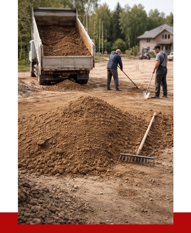 Суглинок для планировки в Холмске с доставкой от 4314 р. | ПРОНЕРУДХлм