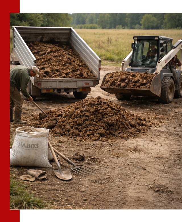 Доставка конского навоза в Холмске с разгрузкой и доставкой на объект