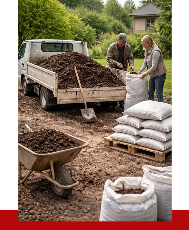 Перегной в мешках с доставкой в Холмске от 2260 р. | ПРОНЕРУДХлм
