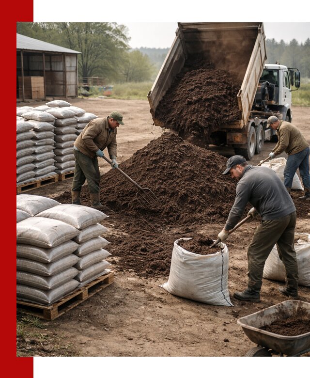 Доставка компоста оптом и в розницу в Холмске