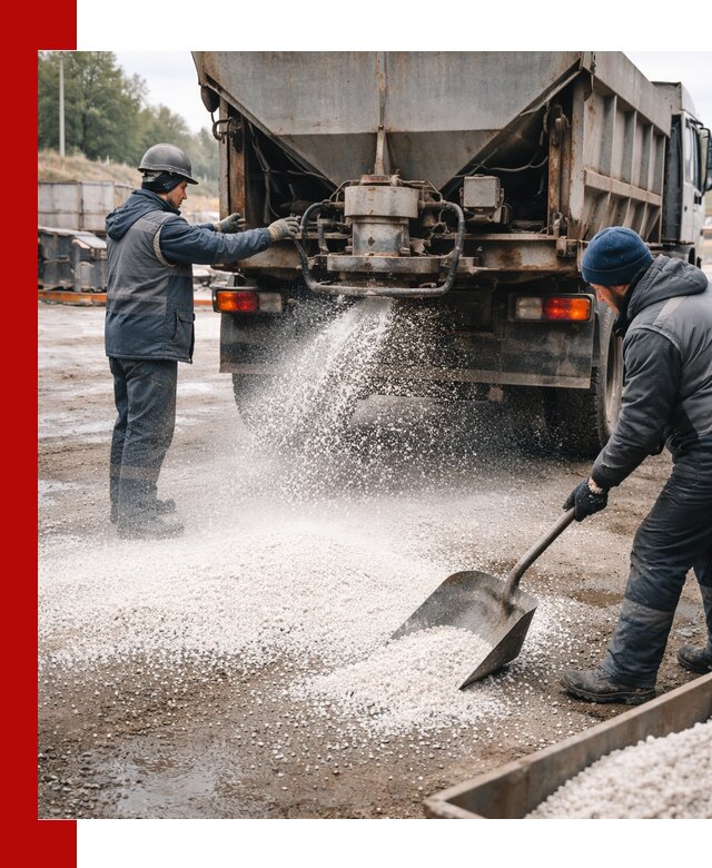 Доставка и продажа хлористого кальция в Холмске