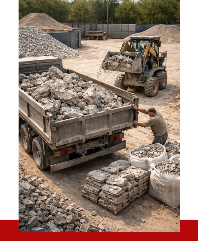 Купить бой бетона с доставкой в Холмске от 4930 р. | ПРОНЕРУДХлм