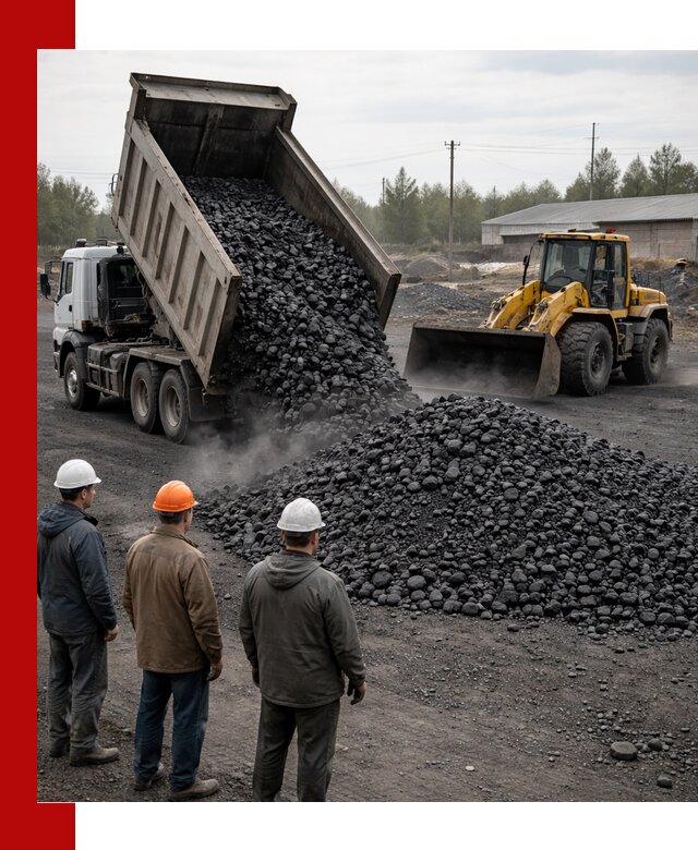 Доставка угля антрацита в Холмске с самосвалами и погрузкой