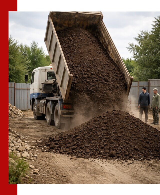 Доставка самосвалом 10 кубов в Холмске быстро и надёжно